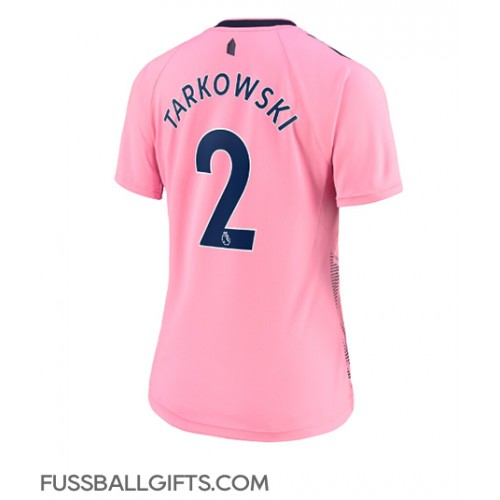 Everton James Tarkowski #2 Fußballbekleidung Auswärtstrikot Damen 2022-23 Kurzarm
